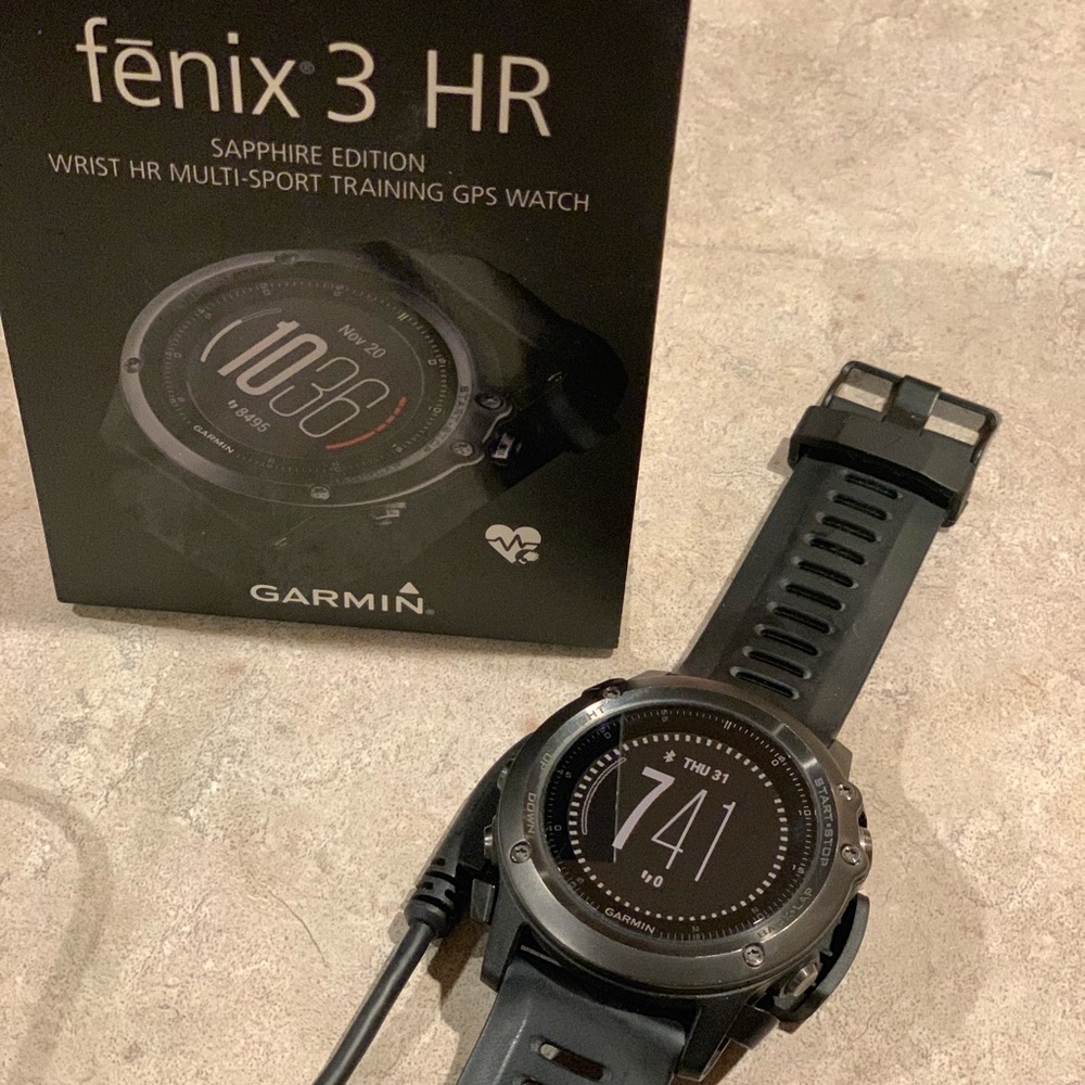 Garmin Fenix 3 HR Sapphire Edition Watch